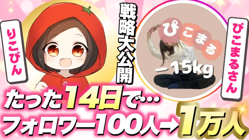 たった14日でフォロワー10,000人【ぴこまるさんコラボ】